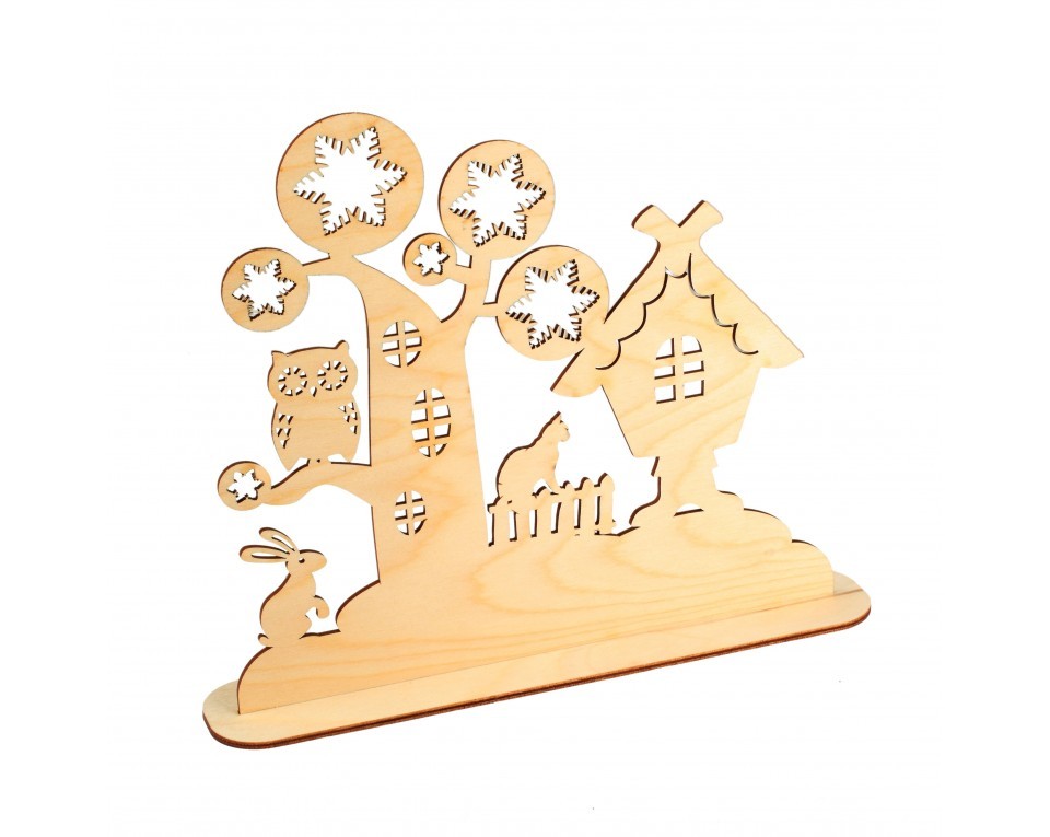 Plywood form on a support "Buratini", Article: DZ90033