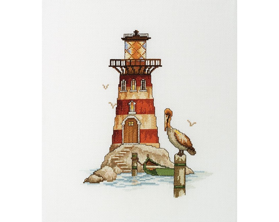 Cross-Stitch Kit "Lighthouse "Pelikan", Article: M394