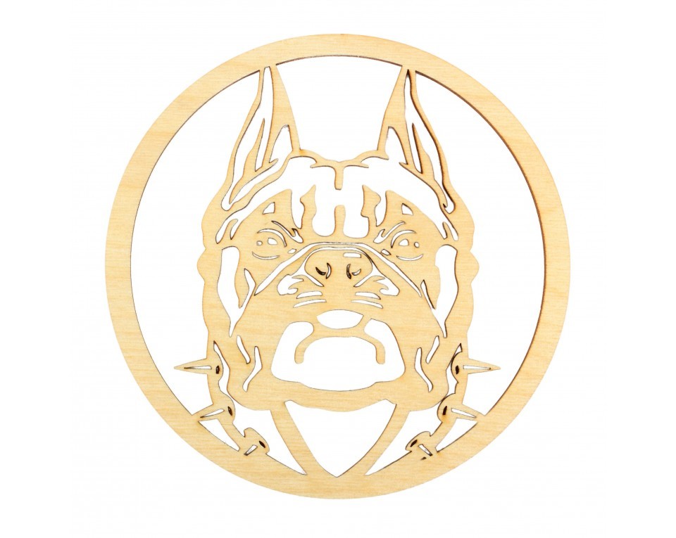 Plywood form "Buratini" - "Dog medal", Article: DZ70049