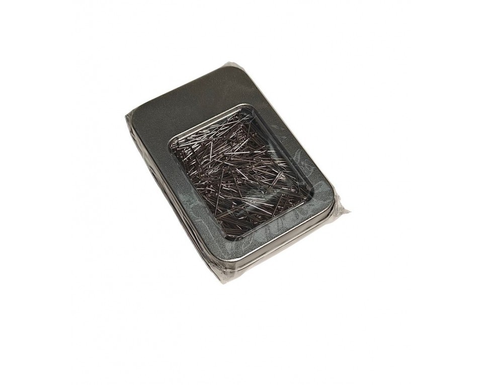 Pre-filled metallic pin box, Article: T00108