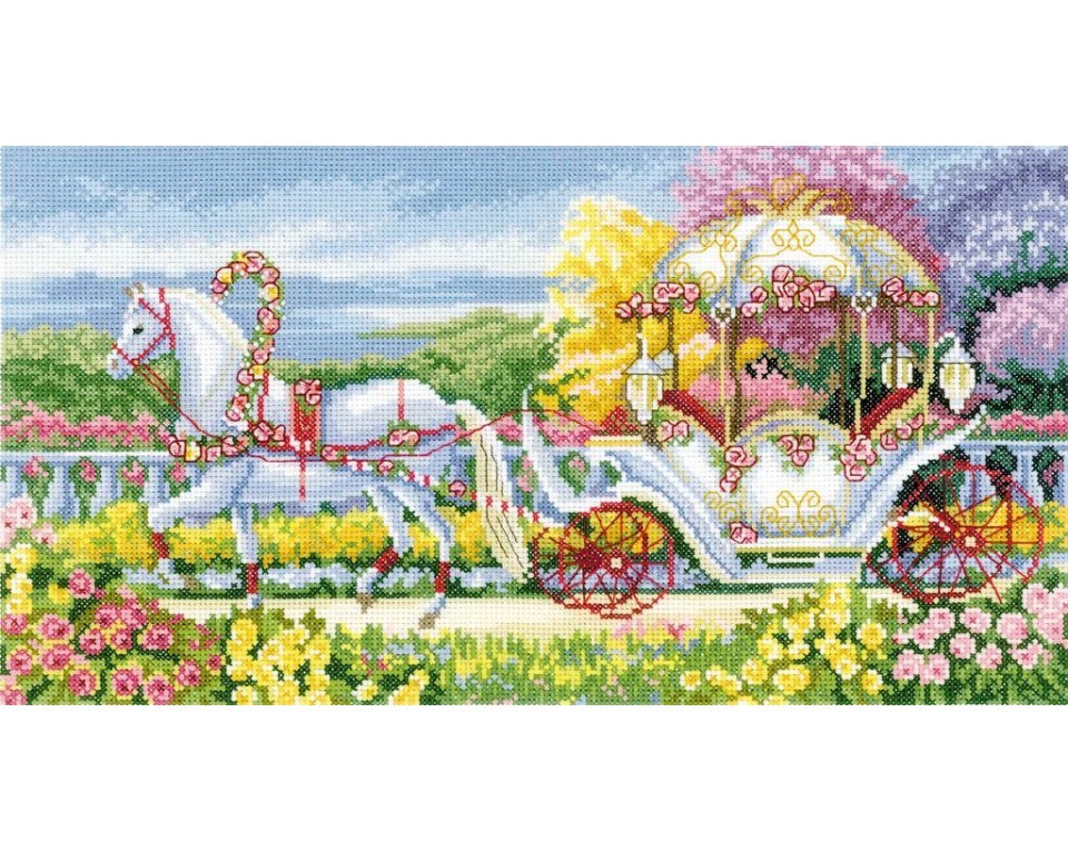 Cross-Stitch Kit "Romantic Journey", Article: M305