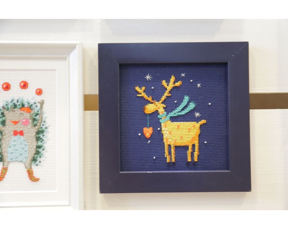 Cross-stitch kit "Golden deer", Article: EH371