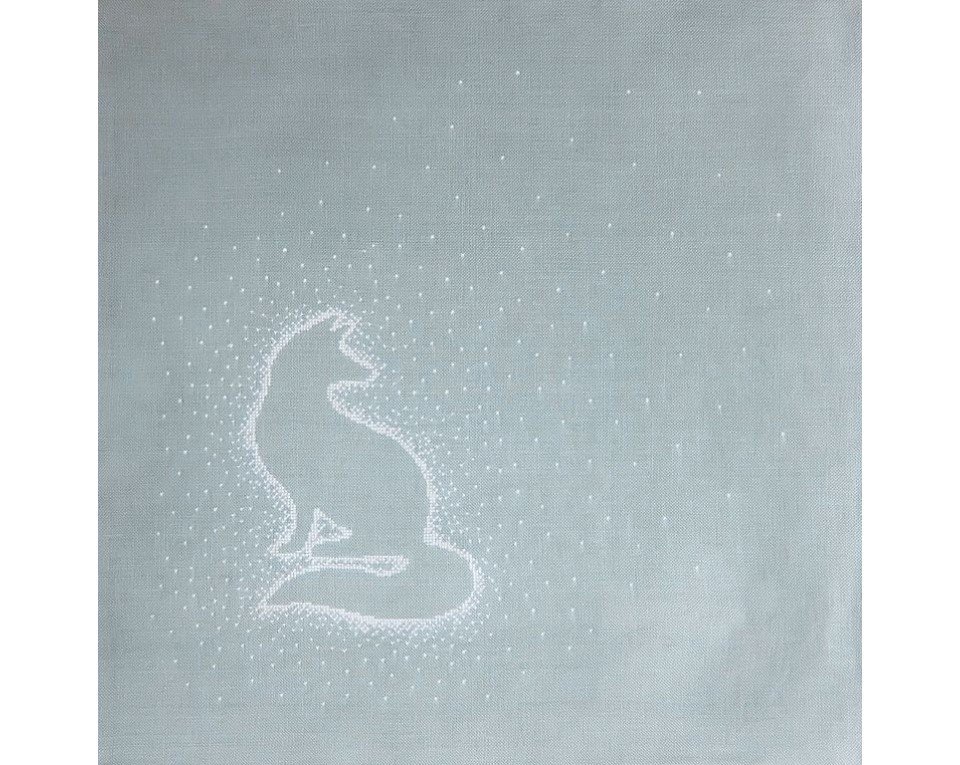 Cross-stitch kit "Snow silver. Fox", Article: CU015