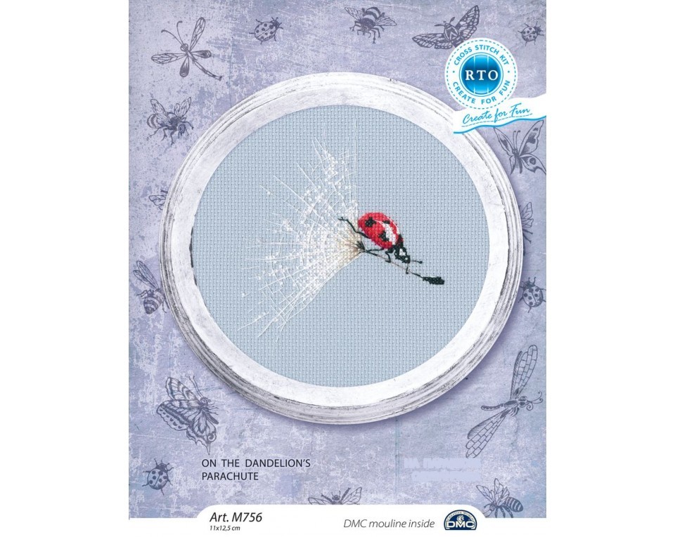 Cross-stitch kits "On the dandelion's parachute", Article: M756