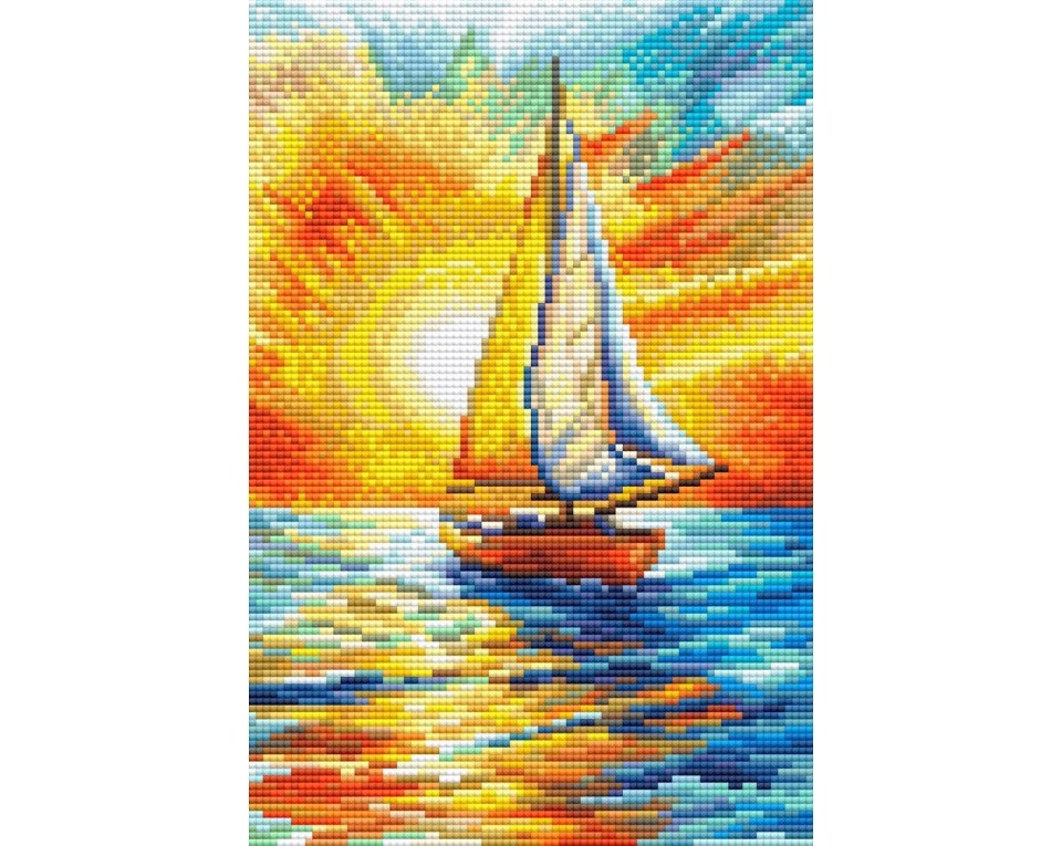 Sail at sunset, Article: DE7186