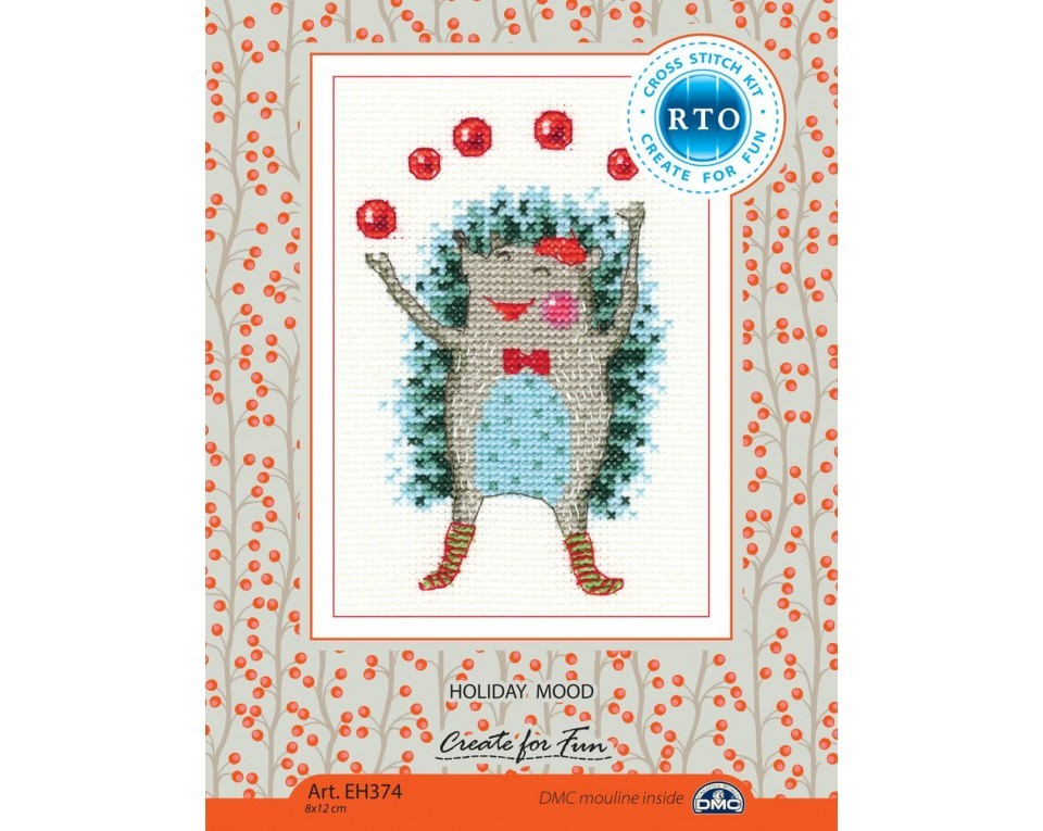 Cross-stitch kit "Holiday mood", Article: EH374