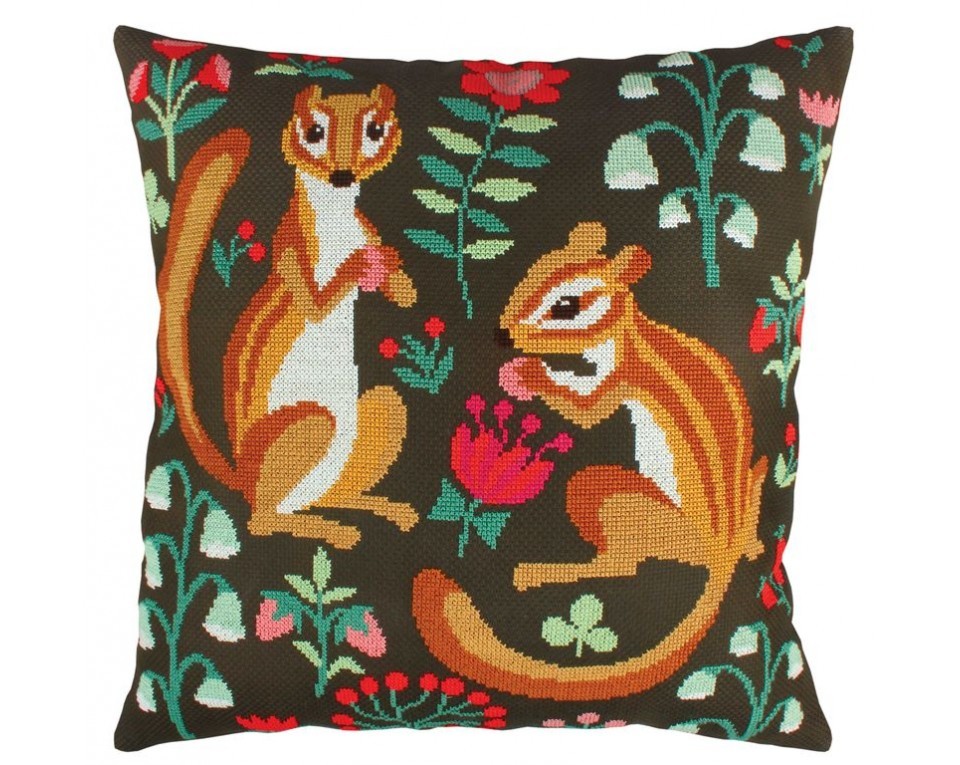 Cross-stitch kit "Badgers on edge", Article: CU007
