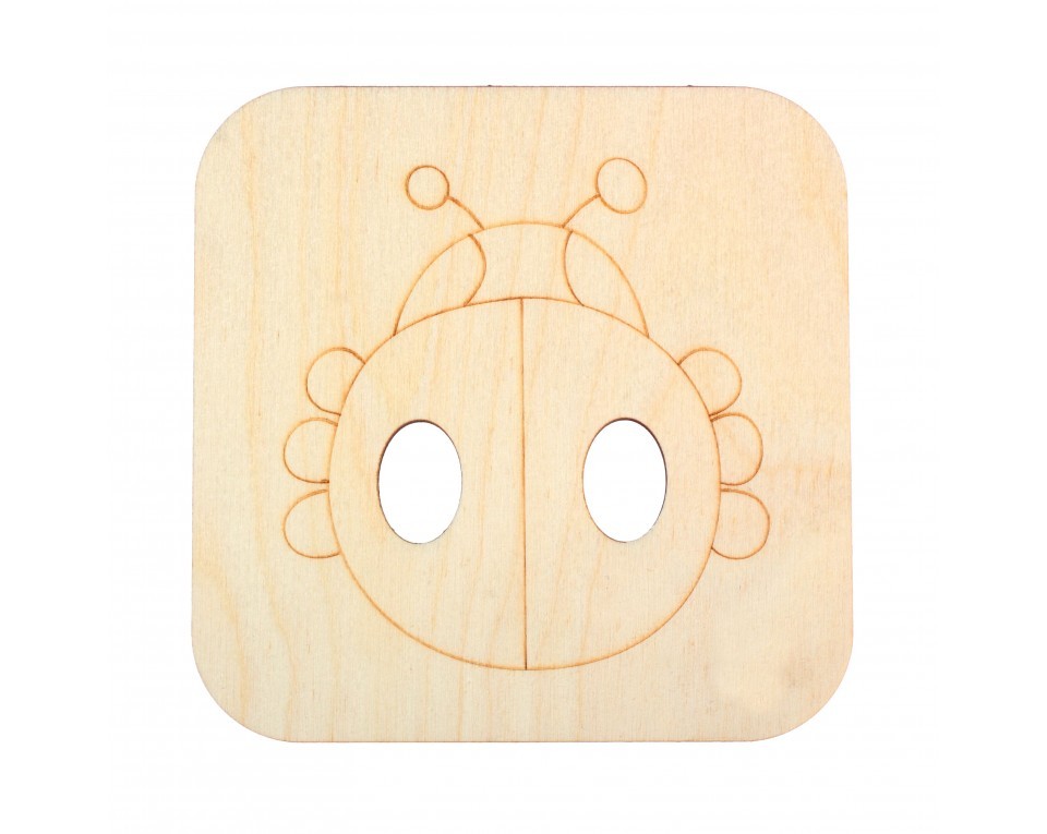 Plywood form "Buratini" - decorative plate, Article: DZ70001