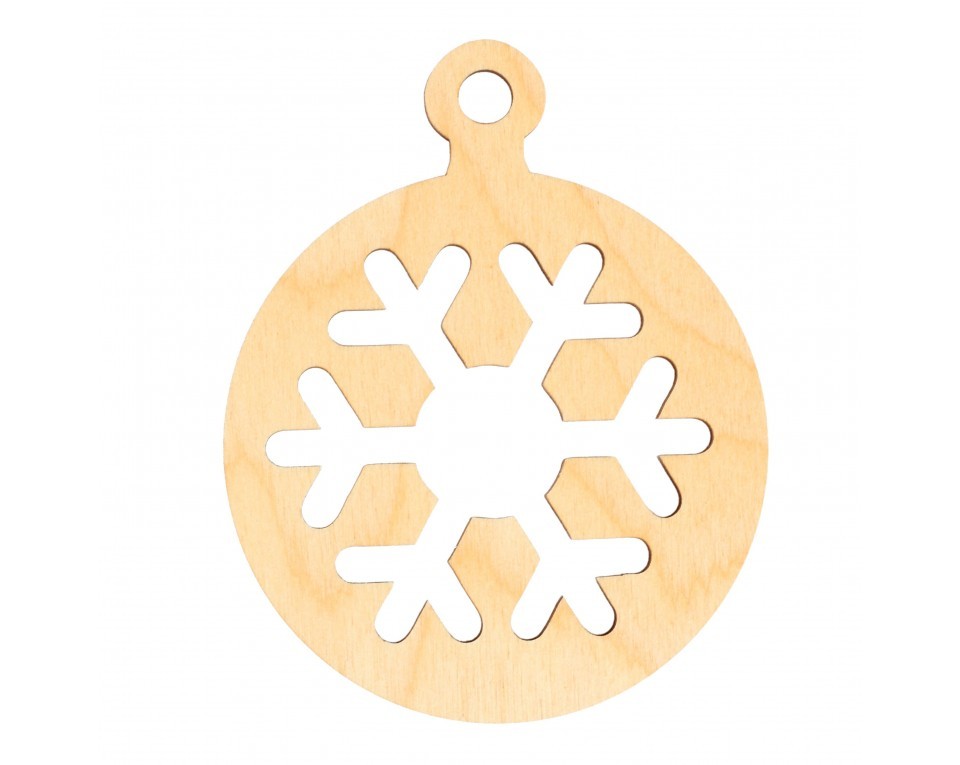 Plywood form - Christmas pendant "Buratini", Article: DZ90019