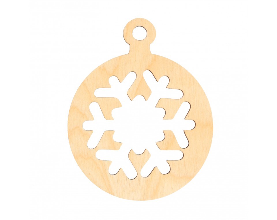 Plywood form - Christmas pendant "Buratini", Article: DZ90018