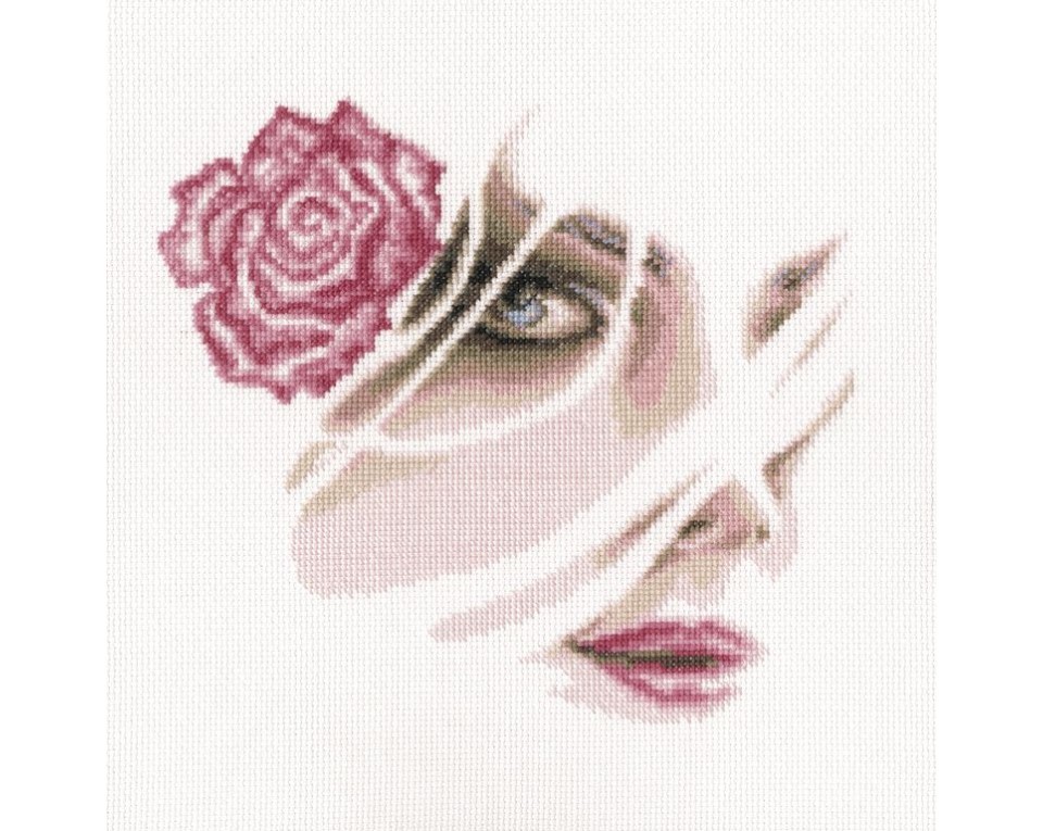 Cross-stitch kit "Coral rose", Article: M567