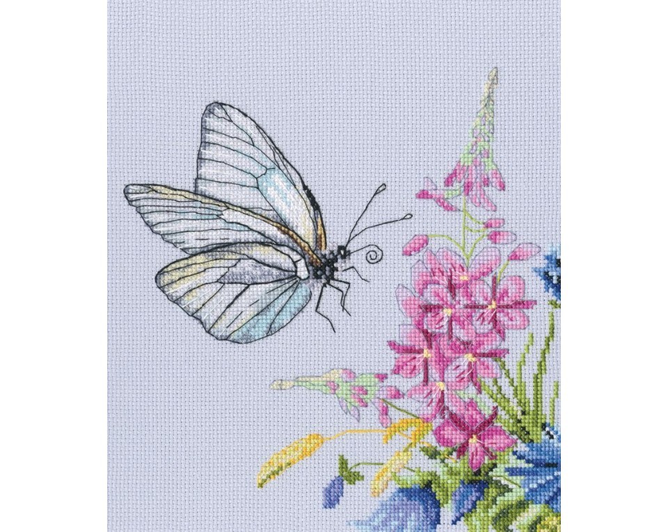 Cross-stitch kits "Cabbage butterfly", Article: M759