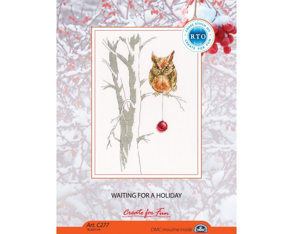 Cross-stitch kit "Waiting for a holiday", Article: C277