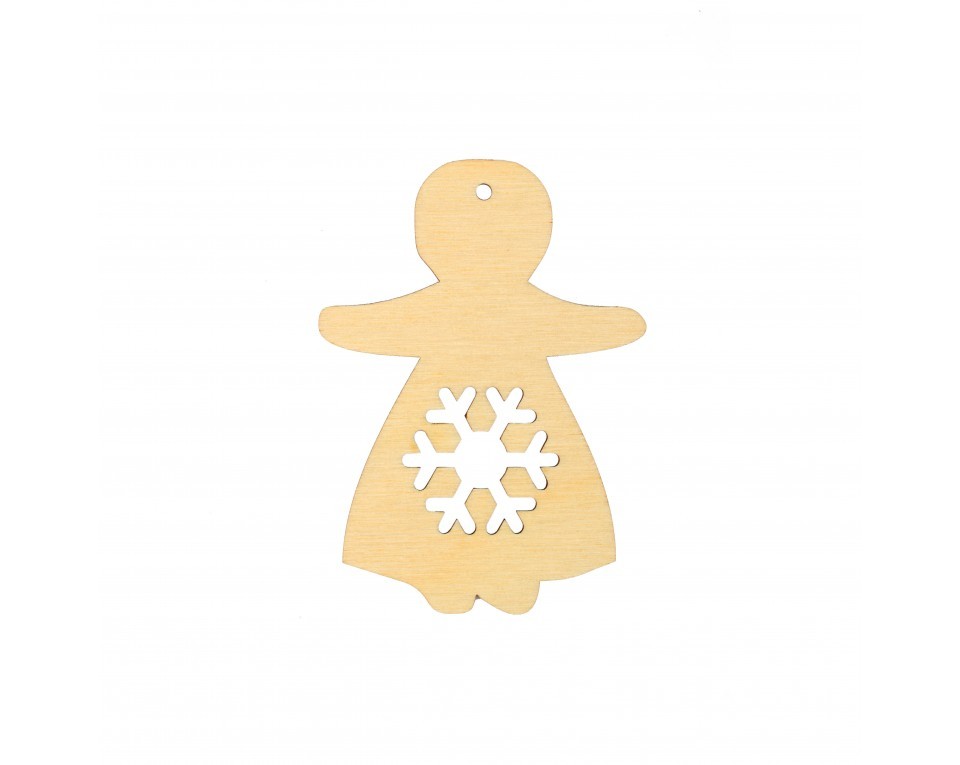 Plywood form - Christmas pendant "Buratini", Article: DZ90069