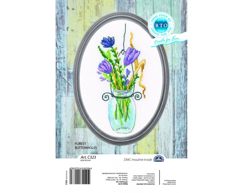 Cross-stitch kit "Forest buttonholes", Article: C323