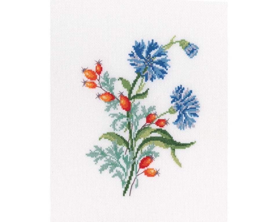 Cross-Stitch Kit "Cornflowers", Article: C261