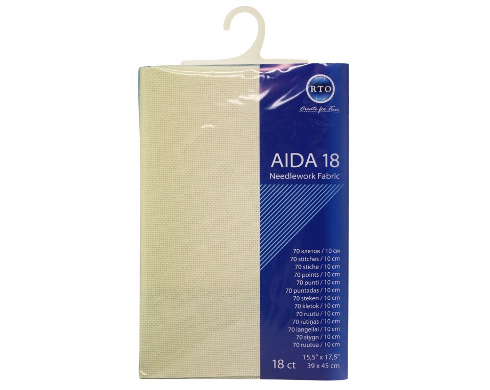 Pre-cut needlework fabrics, Article: AIDA18-101