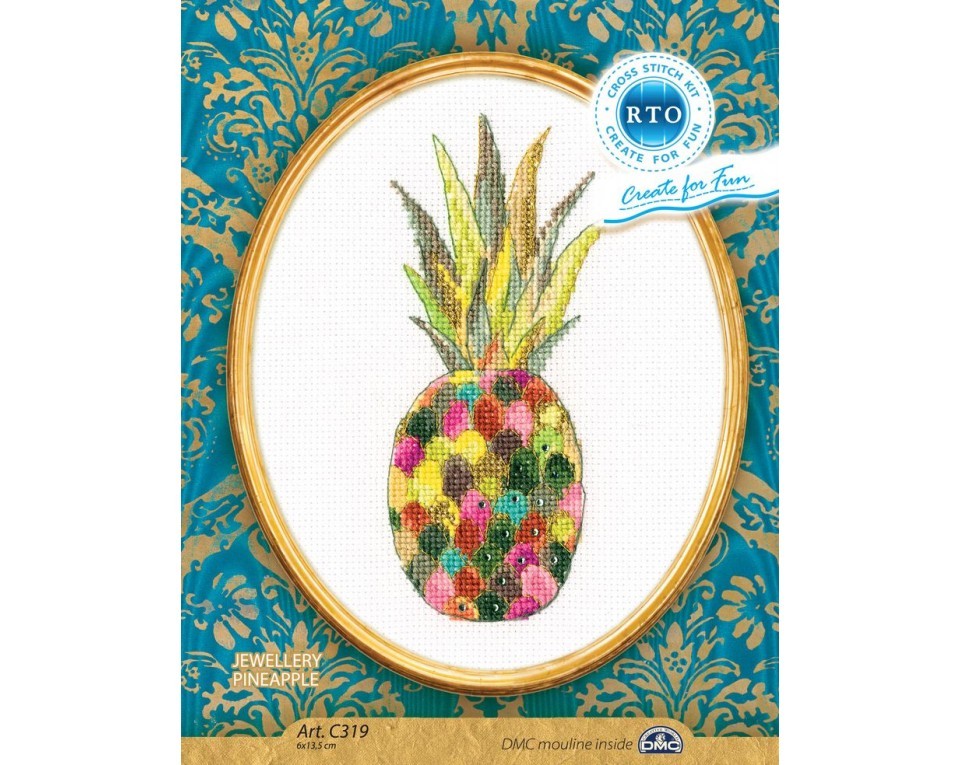 Cross-stitch kit "Jewellery pineapple", Article: C319