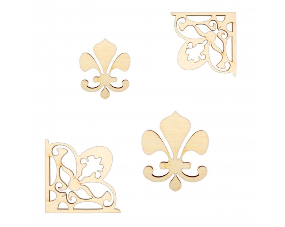 Plywood form - decorative elements "Buratini", Article: DZ40030