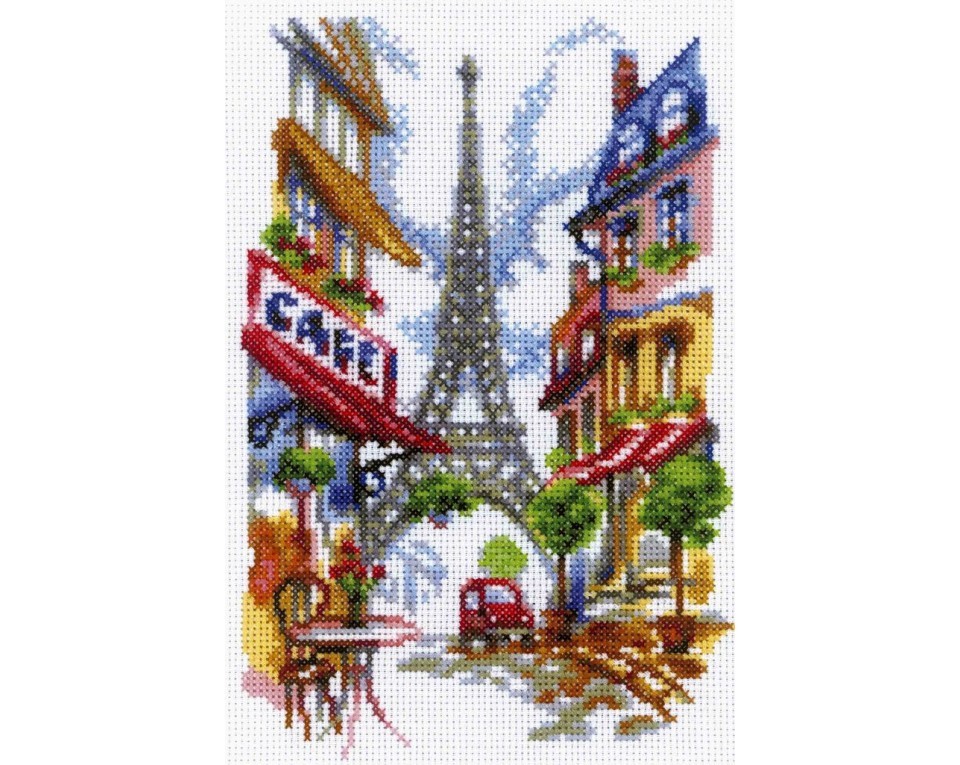Cross-Stitch Kit "Quiet corner of Paris", Article: M292