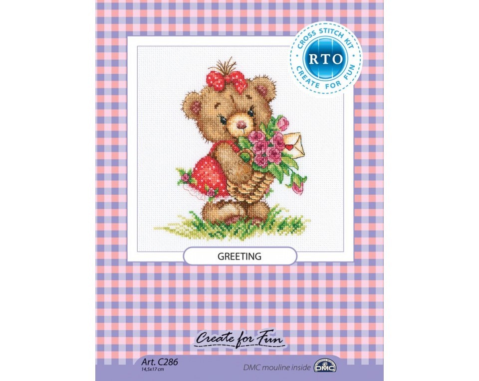 Cross-stitch kit "Greeting", Article: C286