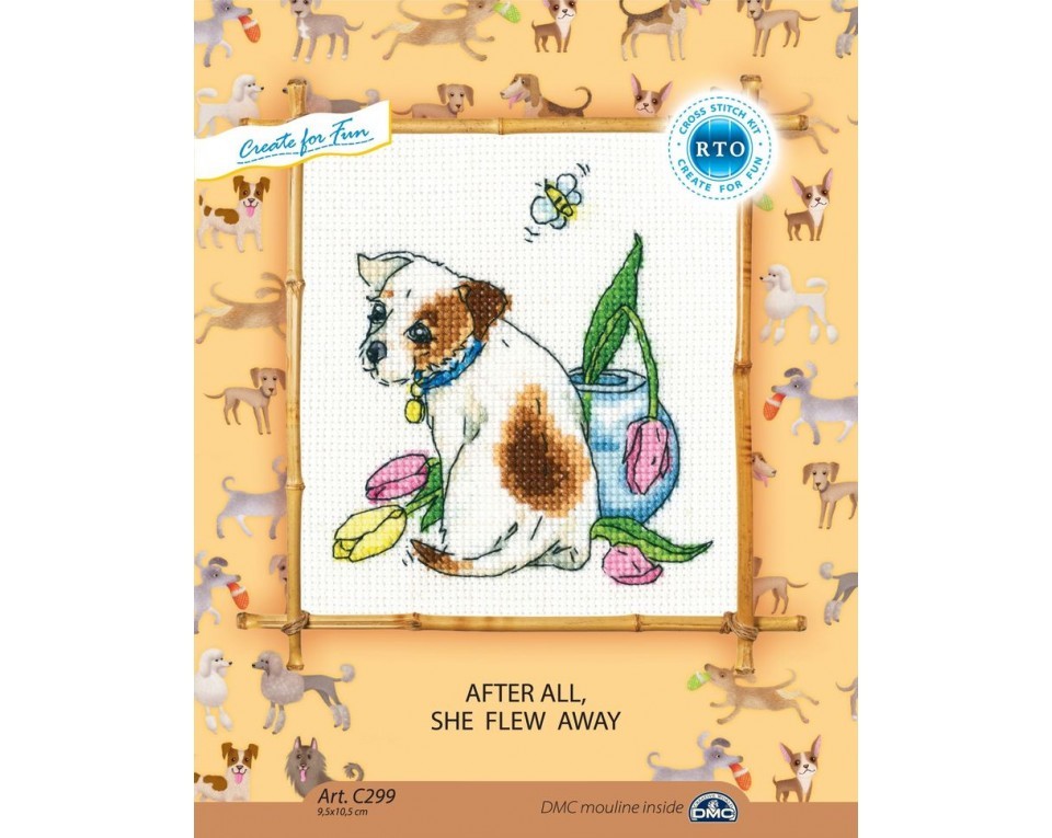Cross-stitch kit "After all, she flew away", Article: C299
