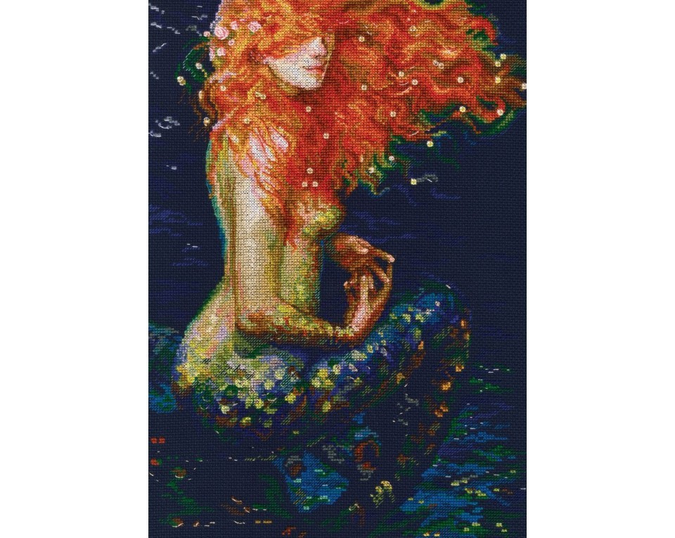 Cross-stitch kits "Red mermaid", Article: M596