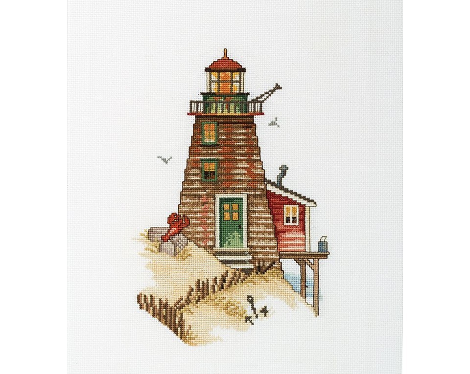 Cross-Stitch Kit "Lighthouse "Crab", Article: M393