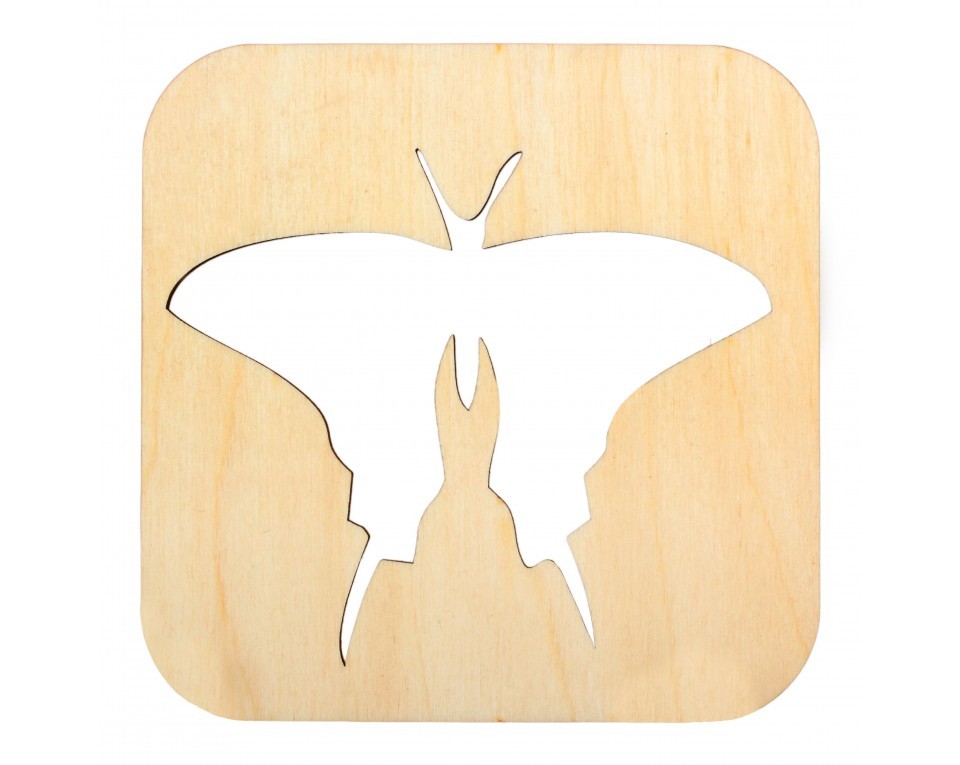 Plywood form "Buratini" - decorative plate, Article: DZ70008
