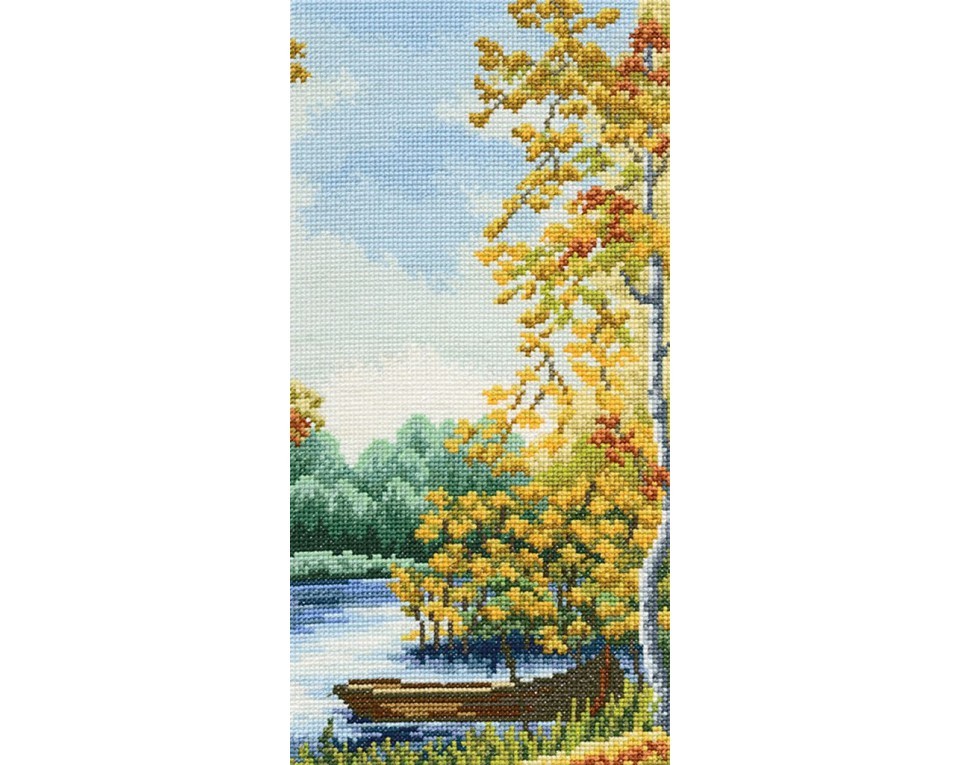 Cross-Stitch Kit "Autumn pier", Article: M337