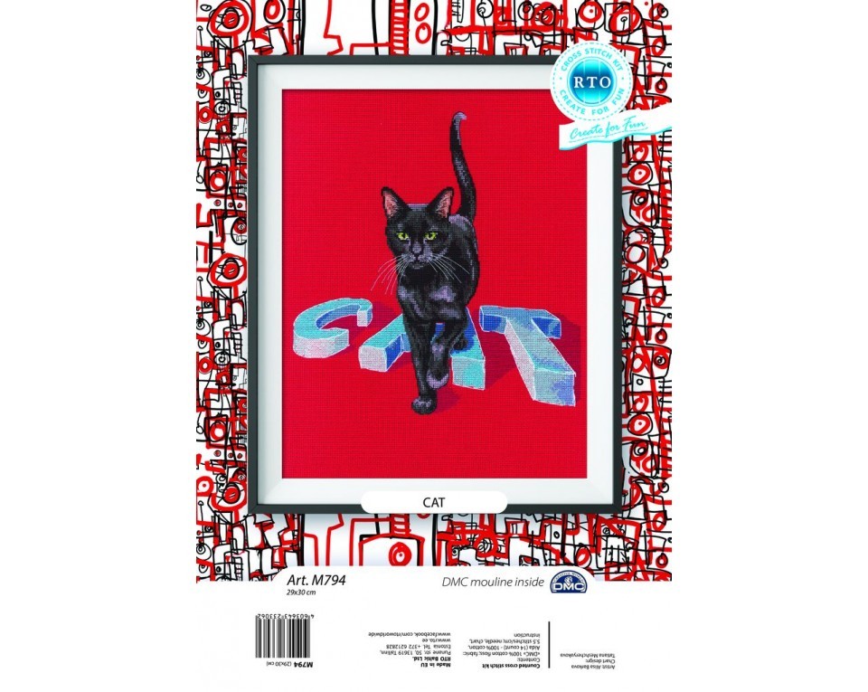 Cross-stitch kits "Cat", Article: M794