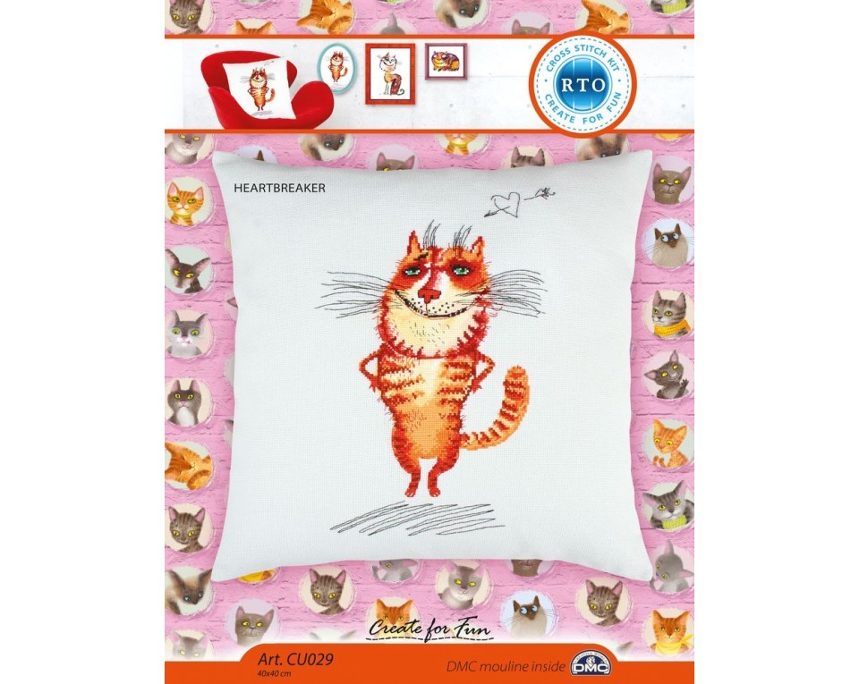 Cross-stitch kit "Heartbreaker", Article: CU029