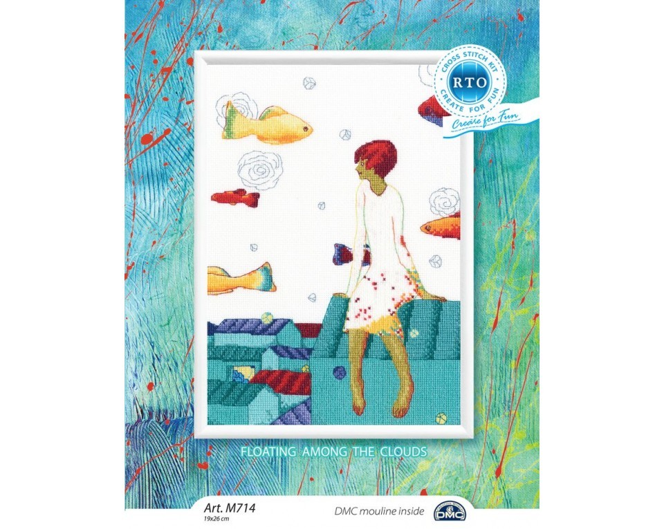 Cross-stitch kit "Floating among the clouds", Article: M714