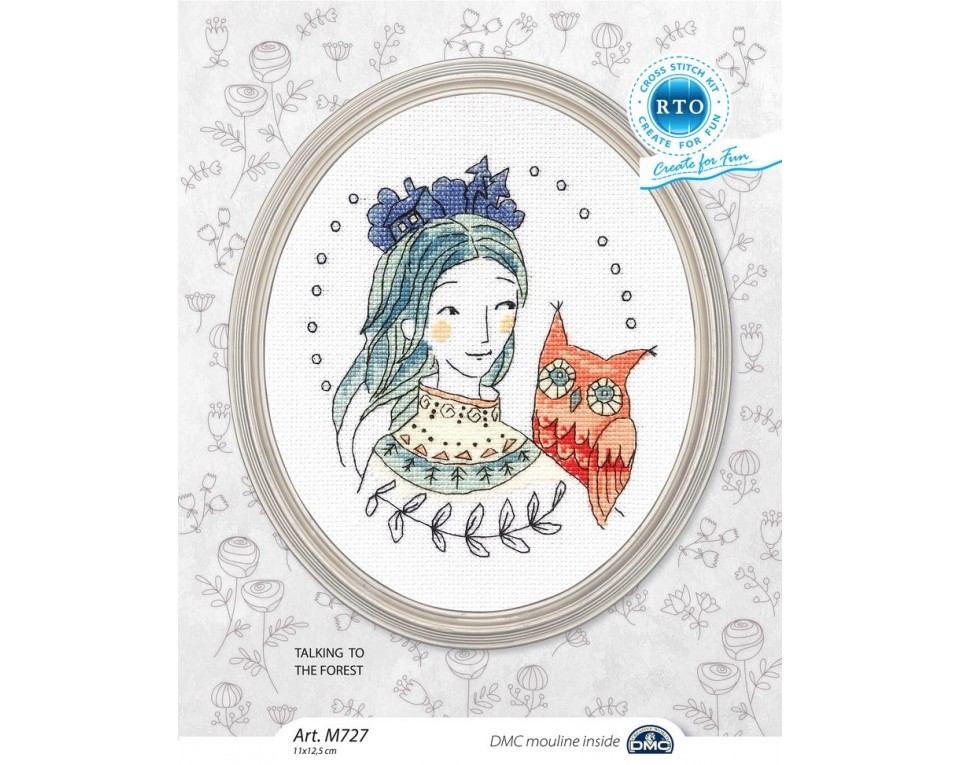 Cross-stitch kit "Talking to the forest", Article: M727