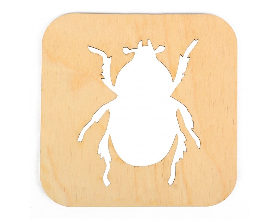 Plywood form "Buratini" - decorative plate, Article: DZ70005