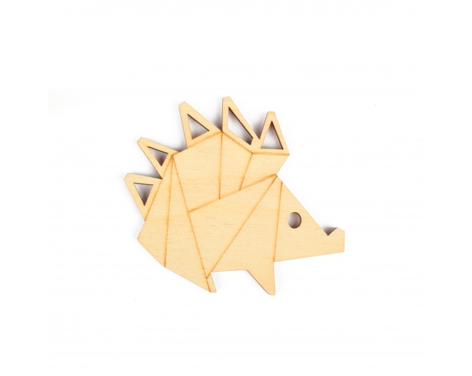 Plywood form "Buratini" in Origami style, Article: DZ80002