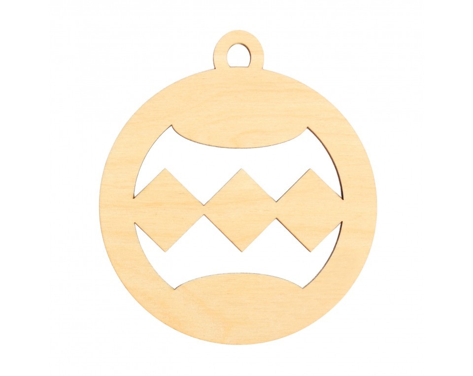 Plywood form - Christmas pendant "Buratini", Article: DZ90016