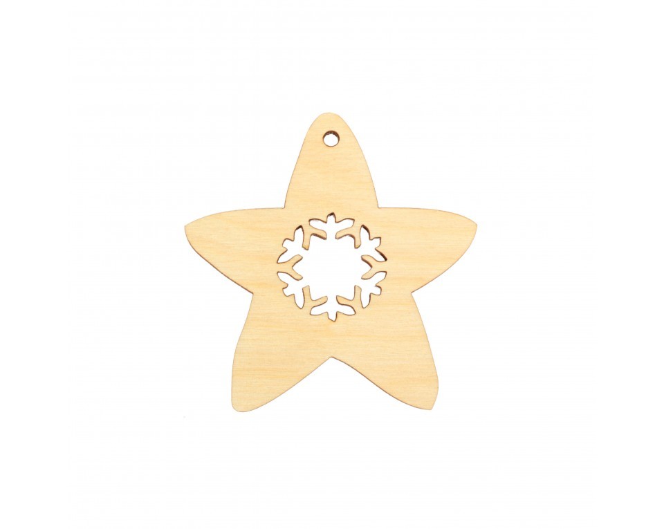 Plywood form - Christmas pendant "Buratini", Article: DZ90068