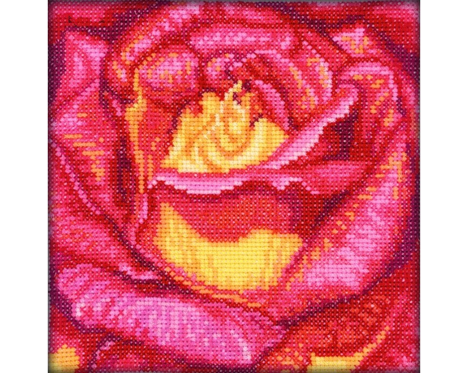Cross-Stitch Kit "Red Rose", Article: C069